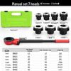 Bairuichuan Handheld Manual Pipe Threader Set CN Plug (adapter Included)