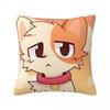 Boykisser Silly Cat Square Pillow Covers Home Cartoon Cushion Cover Creative Pillow Cover 40*40