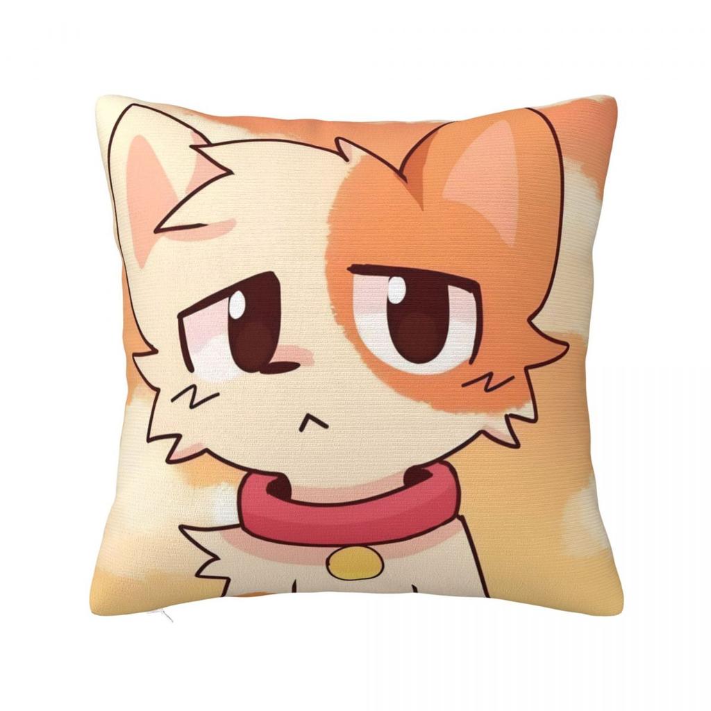 Boykisser Silly Cat Square Pillow Covers Home Cartoon Cushion Cover Creative Pillow Cover 40*40