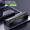 Temporary Parking Car Number Plate Luminous Clear Display Phone Contact Card Universal Auto Accessory for Drivers