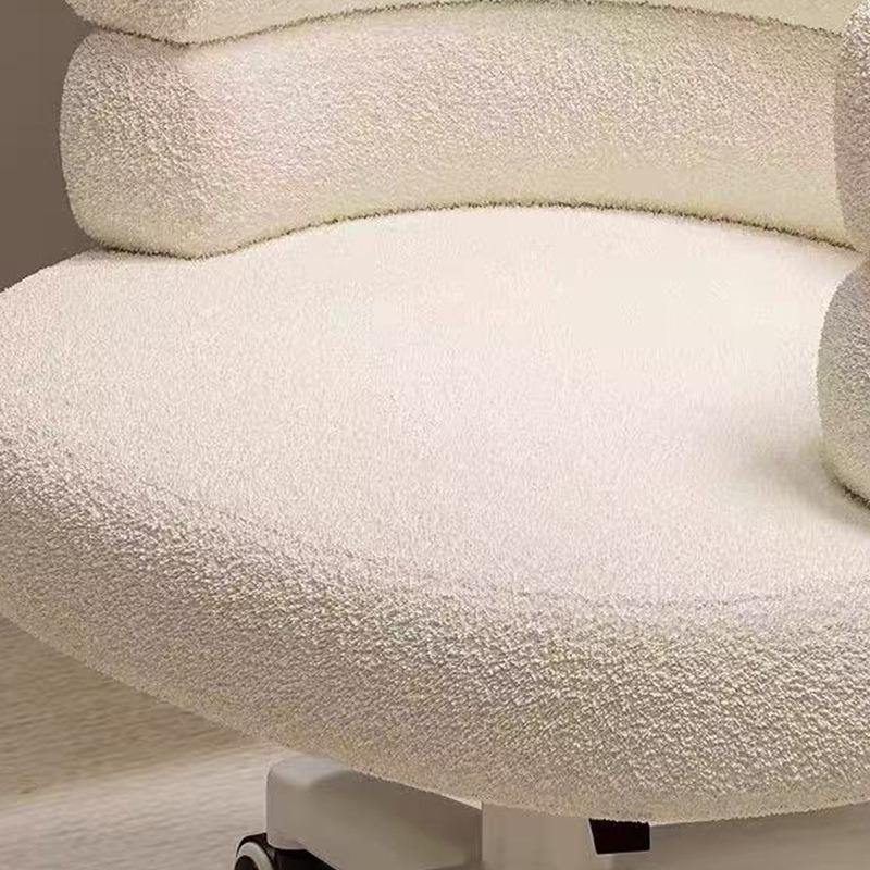 Desk Chair & Living Room Chair, Office Chair for Home Office, Cute Girl Makeup Chair with Armrests for Bedroom & Dressing Room