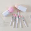 Set de 7 Mini Brochas de Maquillaje Portátiles Cangzhou para Viaje