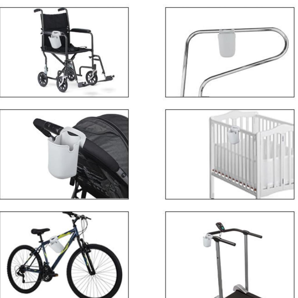 Baby Carrier Link Easy Bottle Holder for Carts Holder, Silicone, Ultra-lightweight, Installation, Multi-purpose Strollers/Bicycles/Motorcycles/Pet