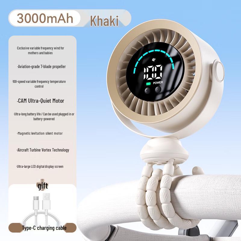 Handon Portable USB Rechargeable Circulating Fan