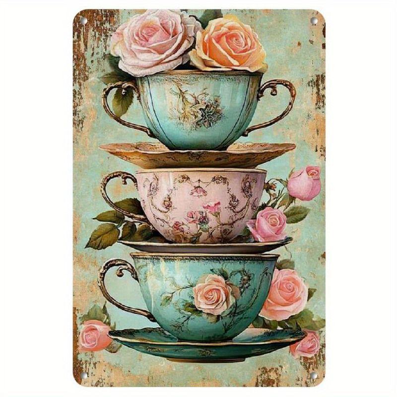 Metallschild im Valentinstags-Thema für Bar, Café, Restaurant