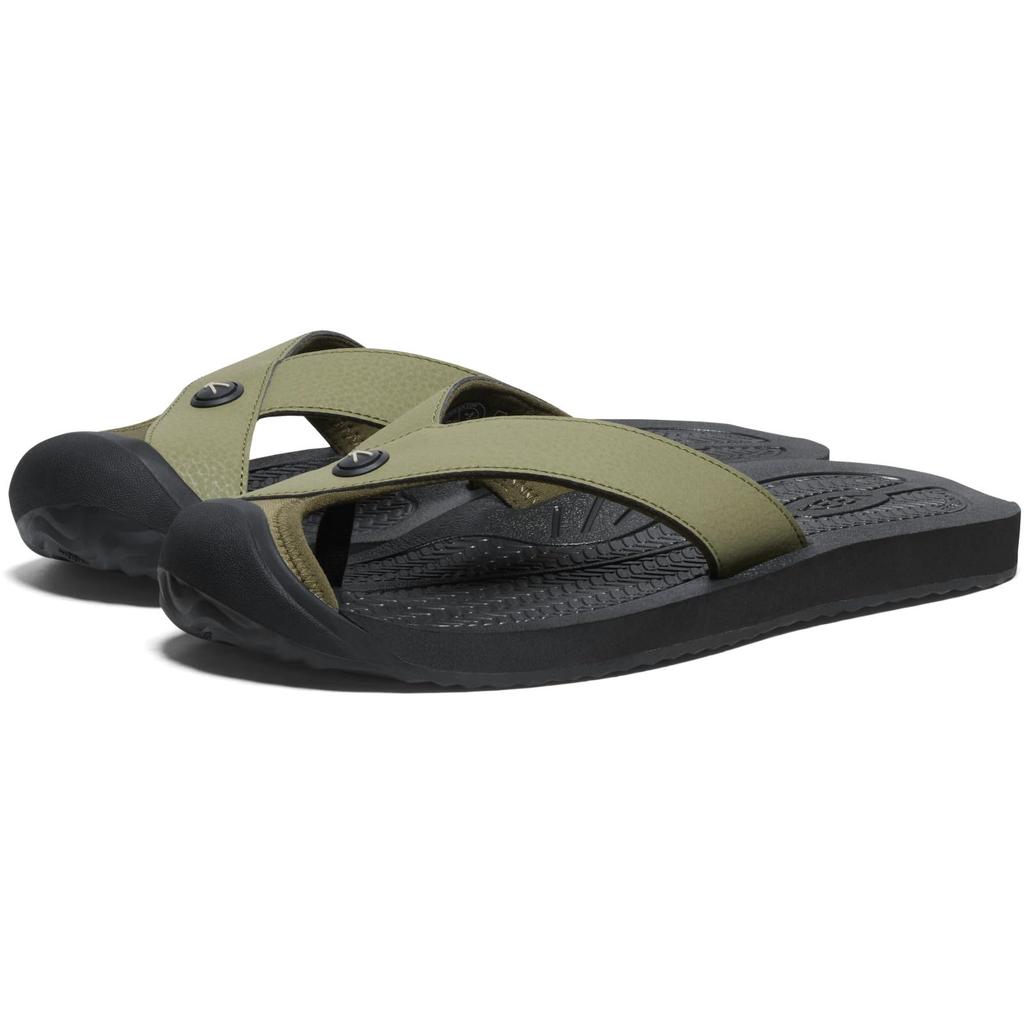 Sandalen BARBADOS TG MARTINI cm [Keen] Herren OLIVE/SCHWARZ 27.0