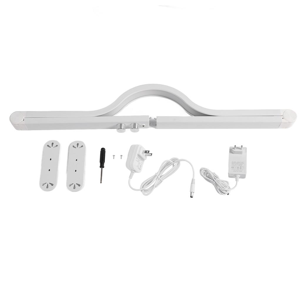 Foldable Nail Tech Light Nail Desk Lamp 3000 - 6000K Brightness Beauty Lamp for Nail Art Eyelash Ext