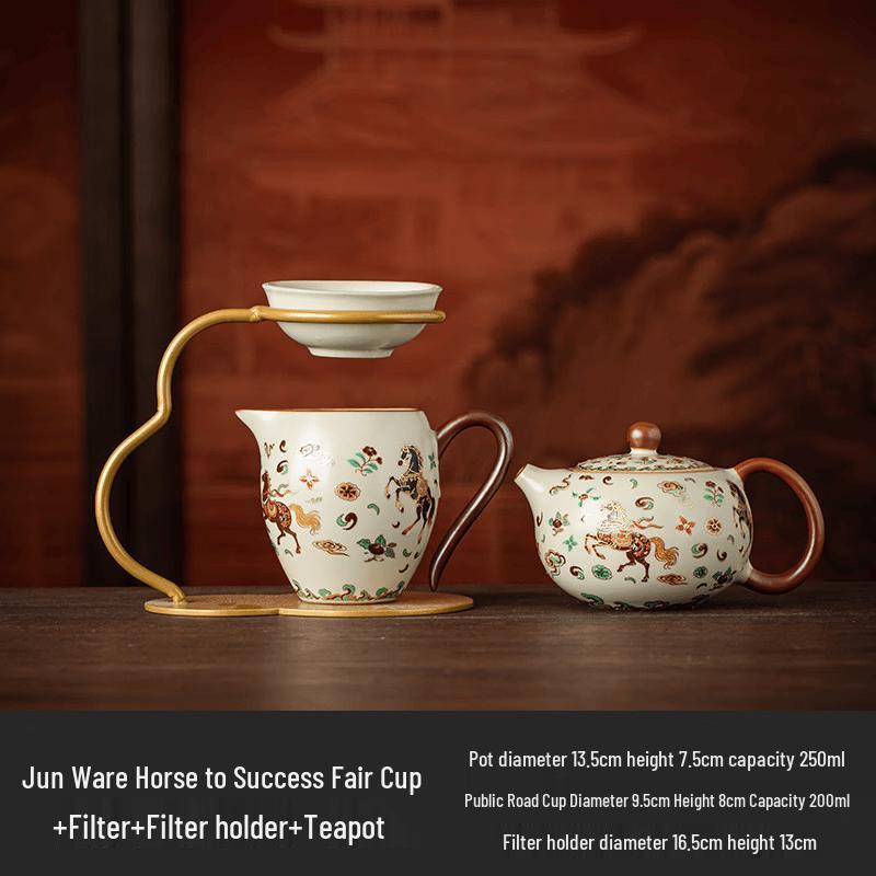 Chaxun Ru Kiln Tea Ceremony Set