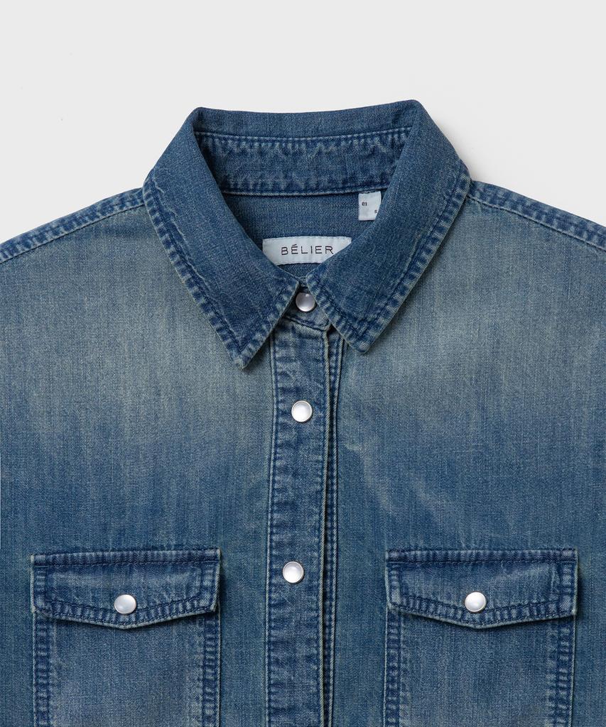Bellie (W) City Denim Shirt - Indigo