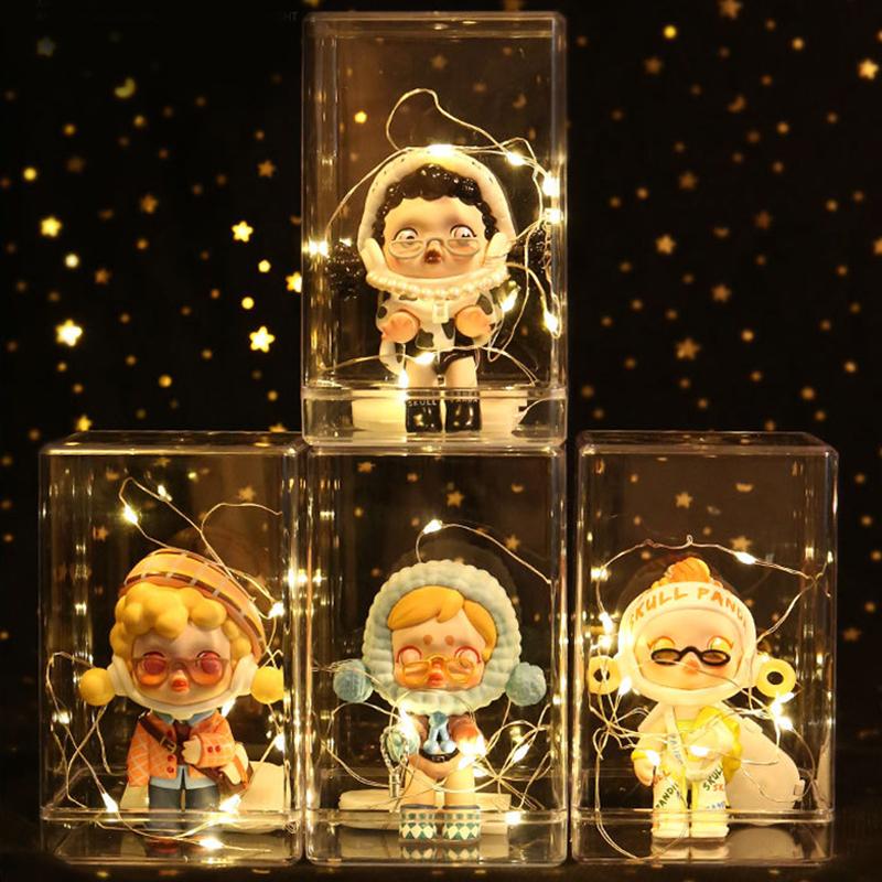 Stackable Acrylic Mystery Box Storage Display Frame Single Transparent Doll Box