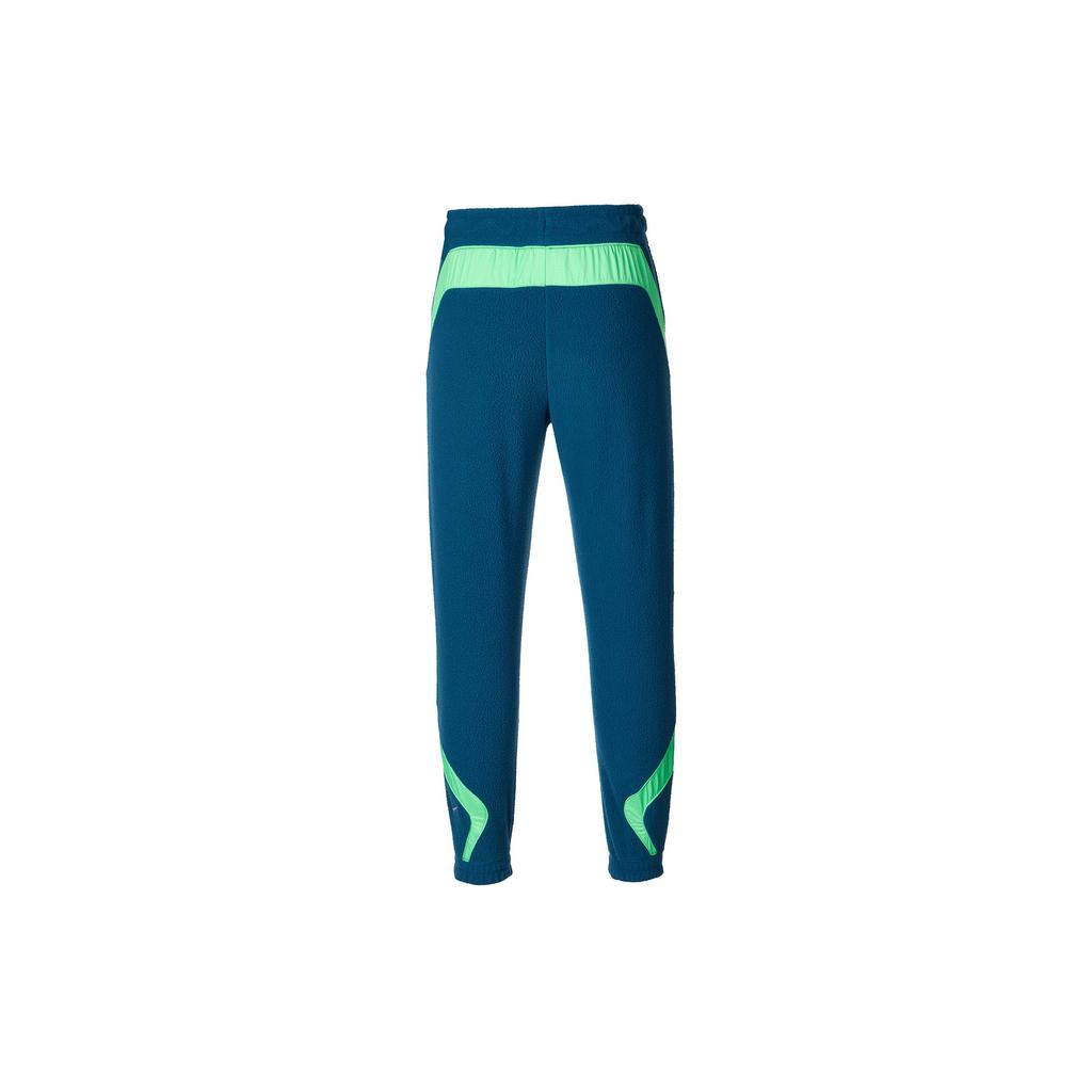 Nike Sportswear Woven Color Block Fleece Warm Casual Comfortable Sports Pants Women Pants Lavender-Blue CU7019-460