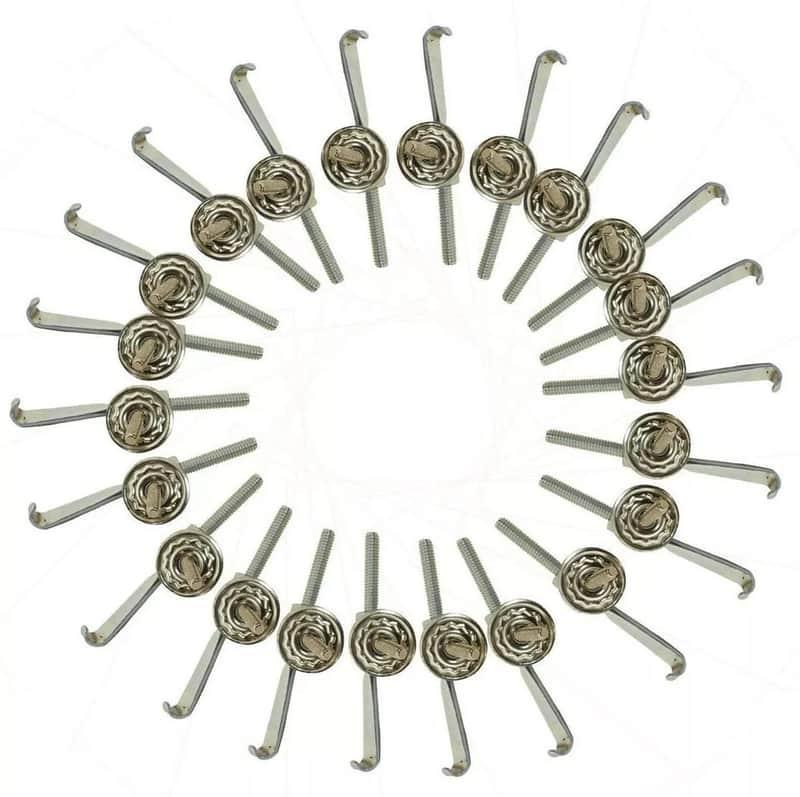 Dholak Accessories Set of 18 – Dholak Nut & Bolt with Eye Bolt | Musical Instrument Parts