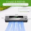 Electric Vacuum Sealer Machine Dry/Wet Food Packaging Vacuum Sealing Bags Food Storage Vacuum Packaging Machine for Kitchen
