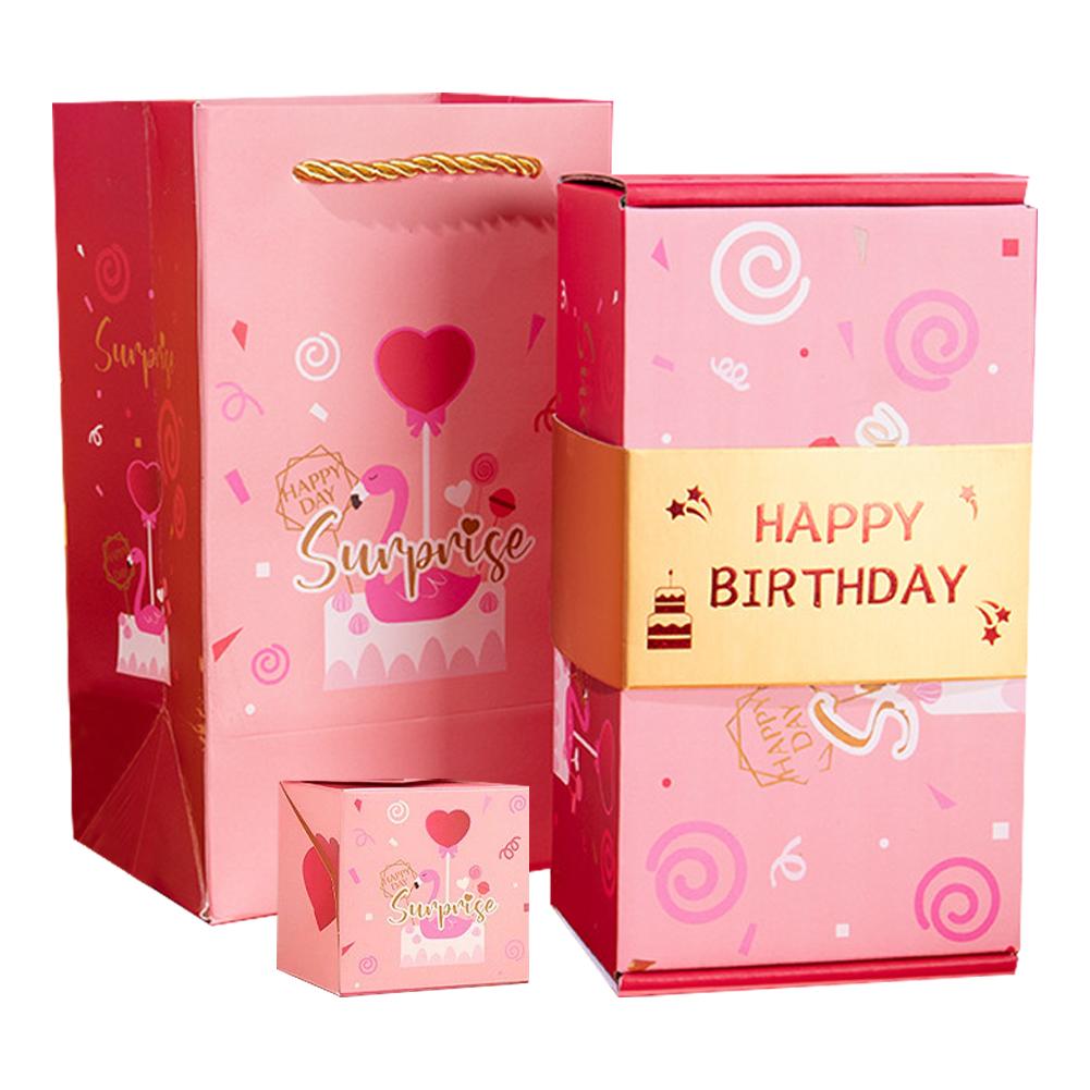 Pop-Up Surprise Box Surprise Gift Box Creative Bounce Surprise Box Jumping Box DIY Explosion Box for Christmas Halloween