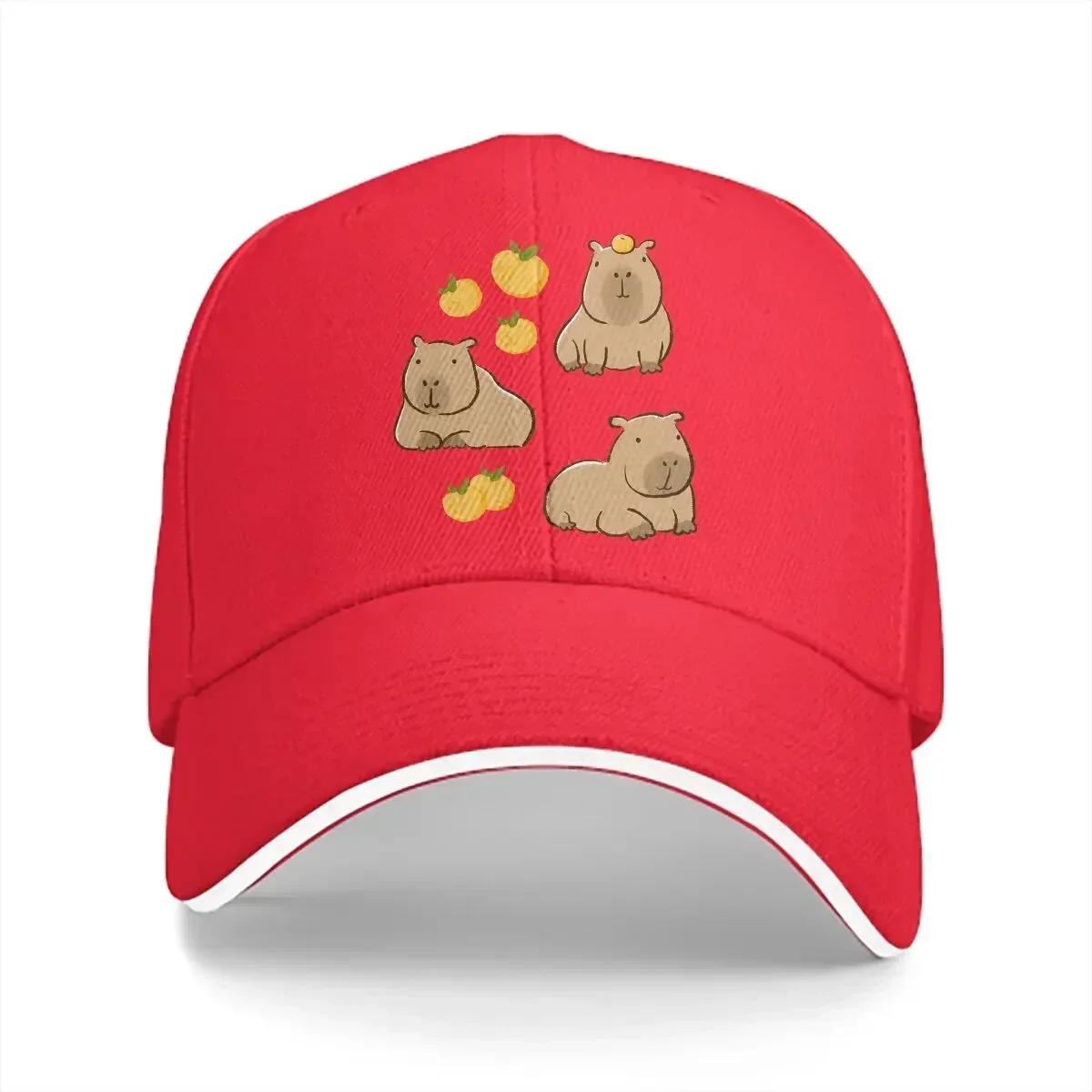 Cute Capybaras Baseball Cap Unisex Hats Women Visor Protection Snapback Capybara Animal Caps One Size