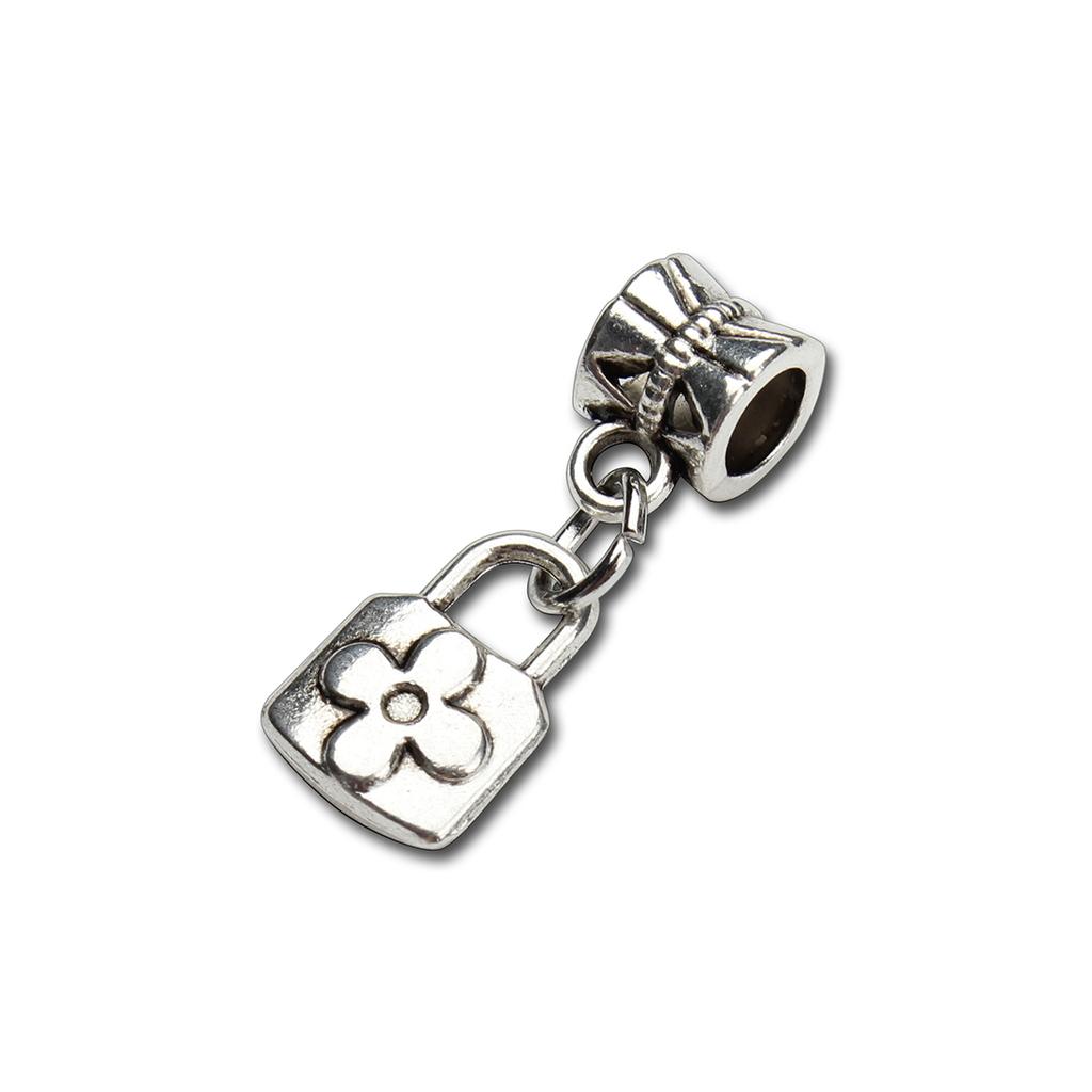 Louleur 10pcs Antique Silver Color Pendants Charm Big Hole Pendant For Jewelry Making DIY Gifts Bracelet Necklace Accessories