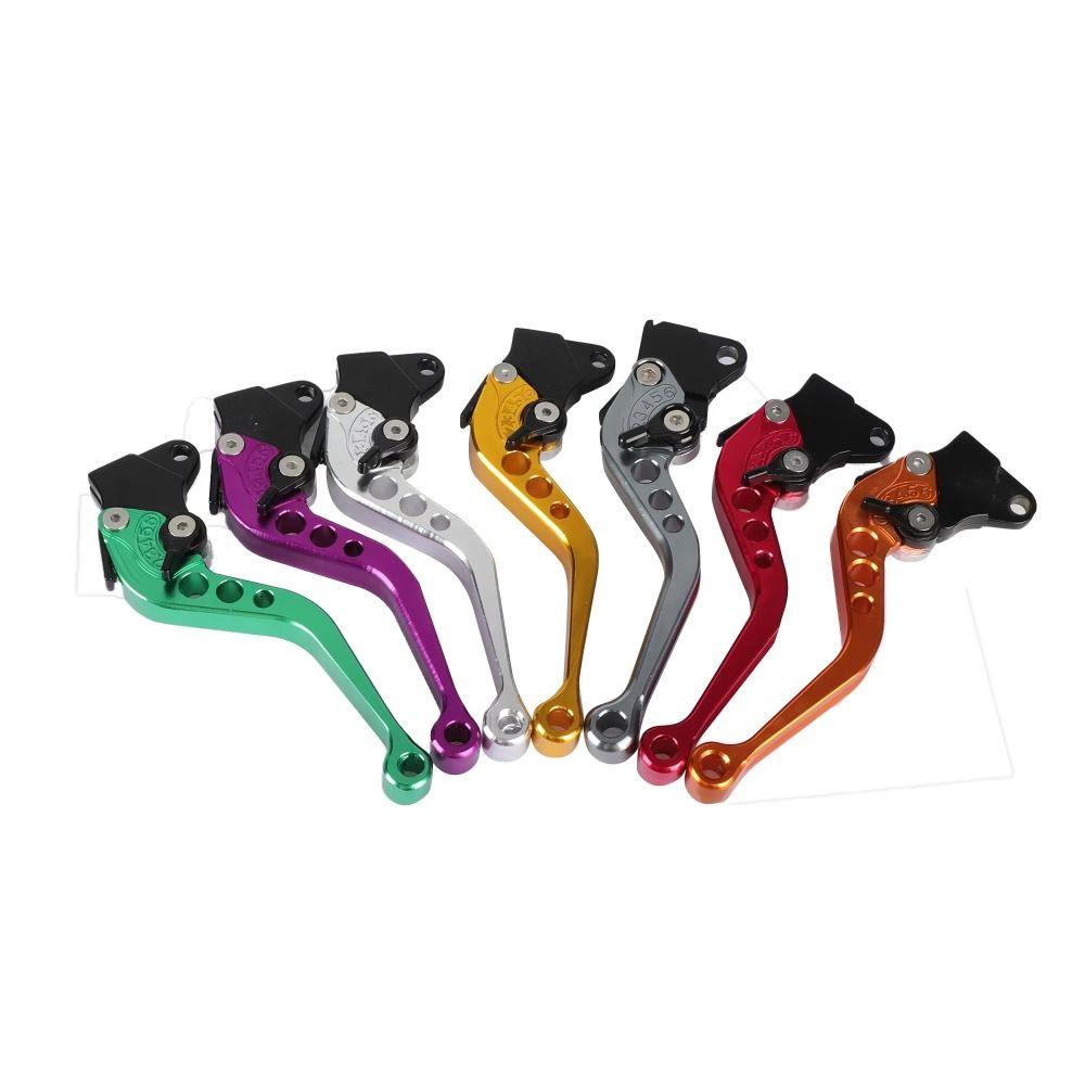 1Pair Double Disc Motorcycle Brake Handle Motorcycle Handlebar Levers Dirt Bike Handle Grips