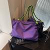Casual Plaid Waterproof Fabric Single Shoulder Bag Travel Lightweight Women's Bag Versatile Crossbody Bag