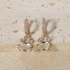 1 Pair Cute Little Crab Dangle Earrings for Women Zirconia Earring Jewelry Wedding Party Accessories