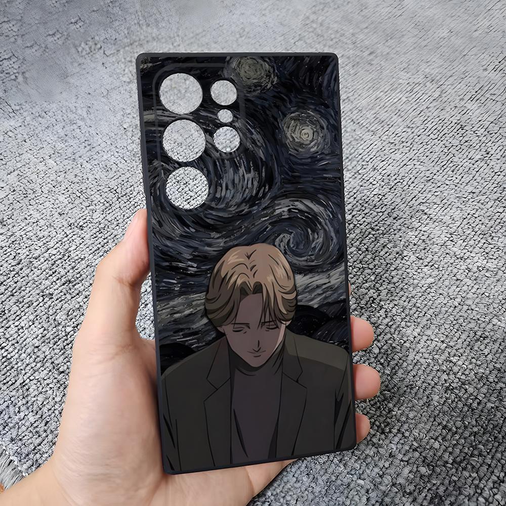 Monster Johan Liebert Phone Case For Samsung S25 Plus S20 S20 Plus S22 Ultra S23 FE S21 Plus S21 Ultra Soft Cover