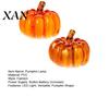Indoor Pumpkin Decoration 2Pcs LED Glass Set Starry Night Design Halloween Decor Thanksgiving Lighted Lantern Fall Festive Lights