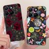 For Funda Motorola Edge 70 Fusion 2026 Phone Case New Fashion Flower Bow Soft Black Silicone Cover For Moto Edge 70Fusion+ Cases