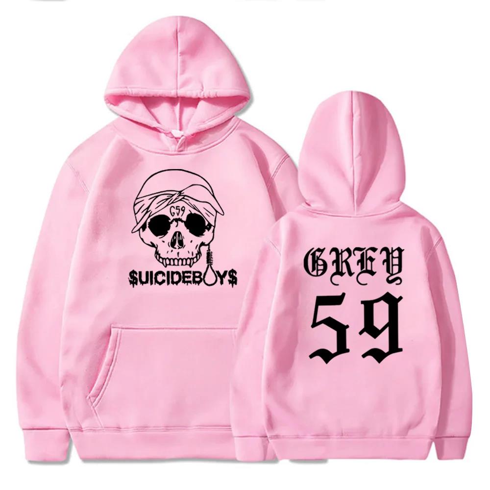 Suicideboys G59 Hoodie Suicideboys Merch Vintage Style Sweatshirt Gift for Suicideboys Fan Pullover Tops Streetwear black hoodie
