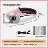 Cordless Electric Scissors,Sturdy Cardboard Cutter Tool Rechargeable Cardboard Box Cutter Multipurpose Fabric Scissor with Safety Lock Switch