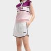 Fila Simple Logo Print Thin Mid Waist Casual Shorts Women Shorts White F11W429805FWT
