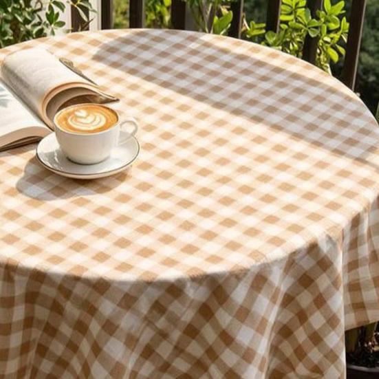Rectangle Tablecloth, Waterproof Oil-Proof Tablecloth, Easy to Wipe Clean, Checkered Table Cover for Dining Table Outdoor Camping Picnic Patio Use