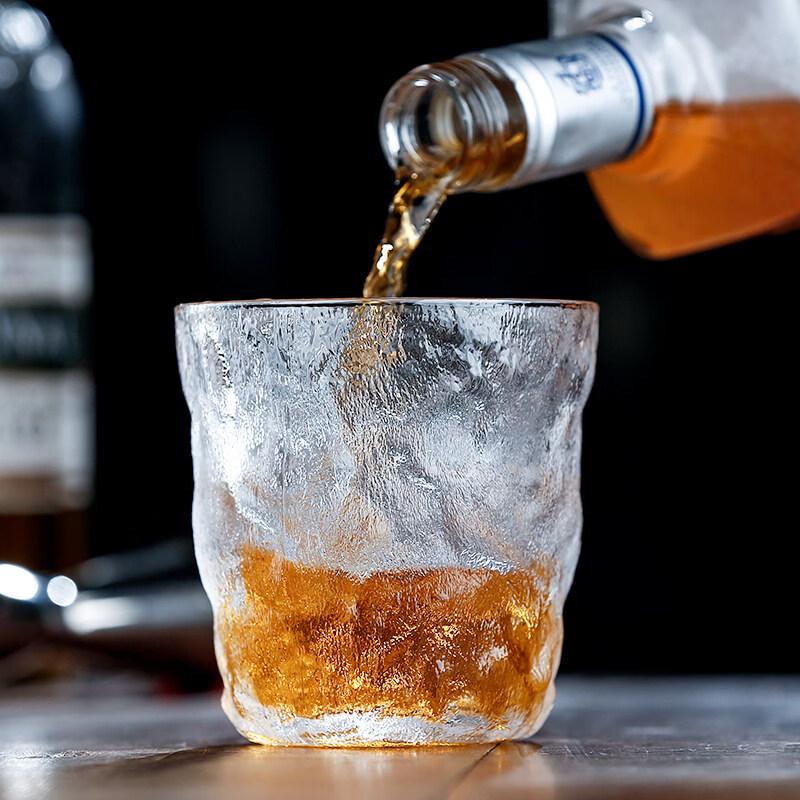 ZISIZ European Style Crystal Whiskey & Beer Glass