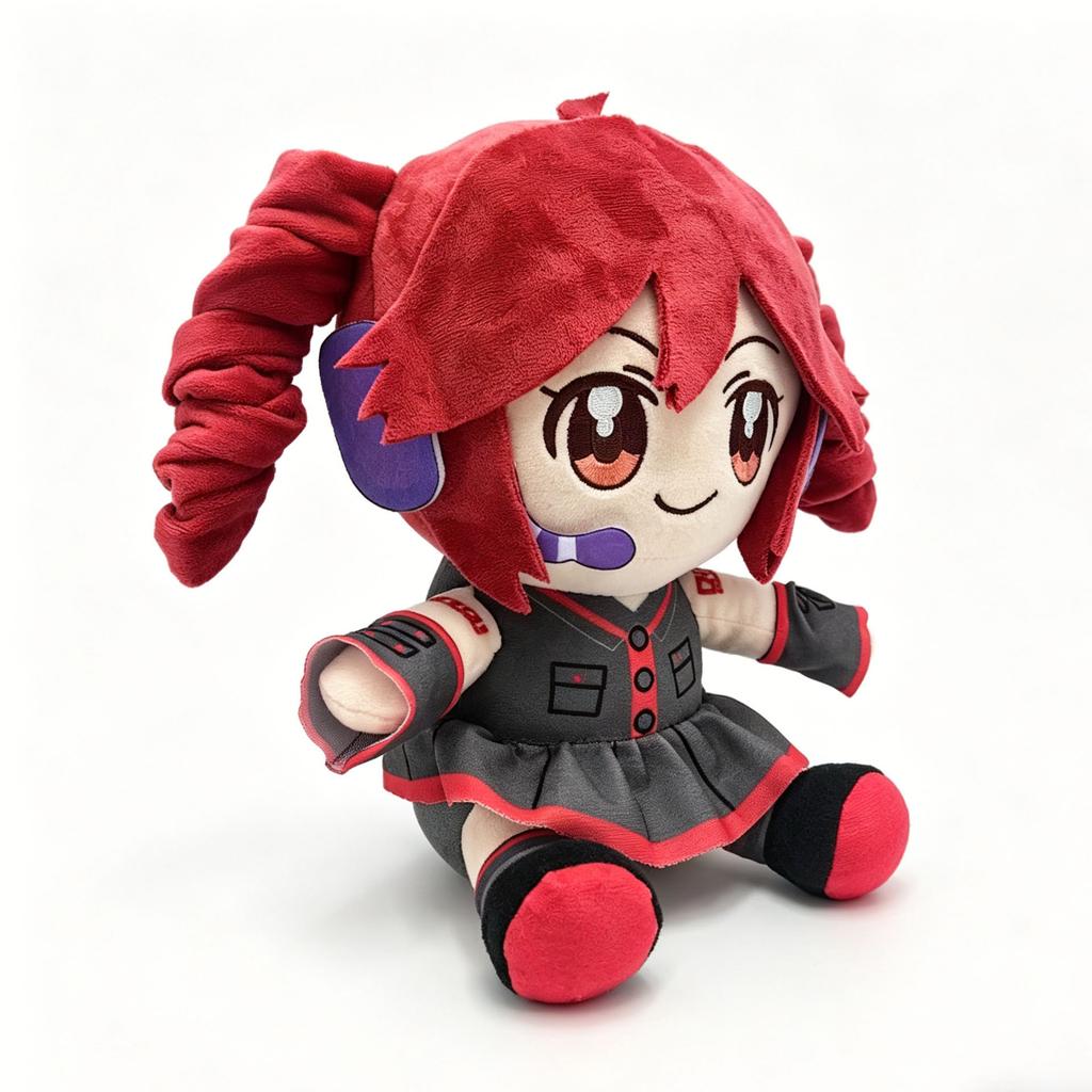 Kasane Teto Plush Toy Anime Vocaloid Stuffed Doll Soft Cute Gift for Fans