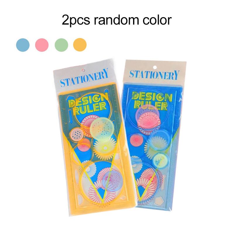 1~20Pcs Creative Gears Geometry Spirograph Drawing Stencils Set Children Painting Template Art Crafts Kids Educational Toy Tmz