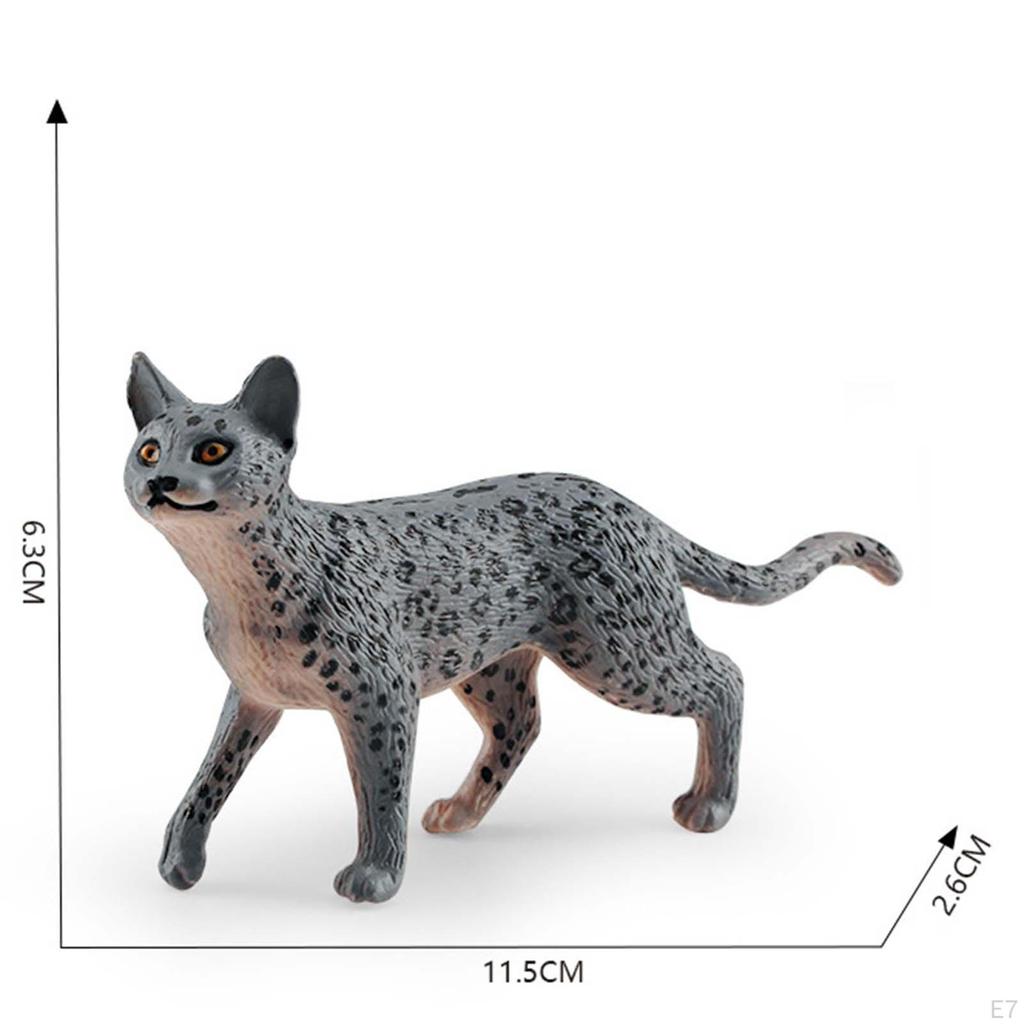Leopardenfigur Schneespielset Modell Kinder Kinder Tierwelt Tierstatue für Weihnachten