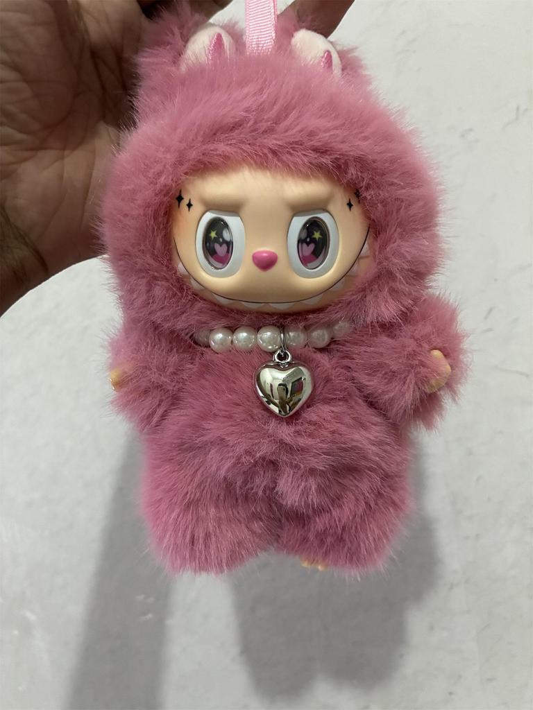 Labubu ZIMOMO Custom Doll: Little Chief Pink Butterfly Angel Gift