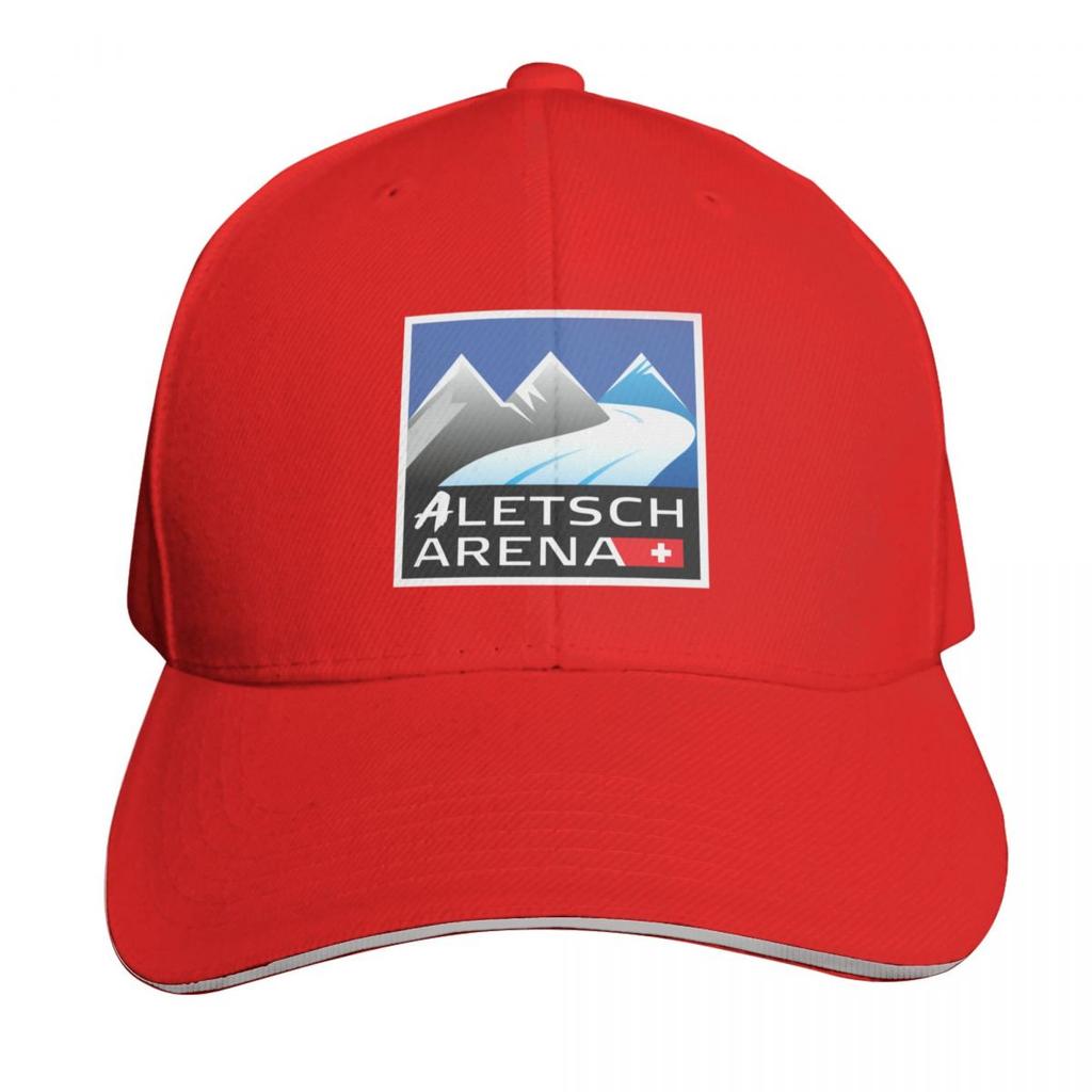 Aletsch Arena Schweizer Skigebiet Riederalp Bettmeralp Fiesch Eggishorn Baseballkappe Hut Baseballkappe Elegante Damen Hüte Unisex