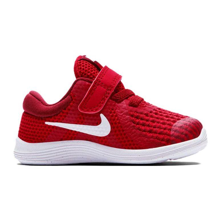 Nike Revolution 4 Non-Slip Shock Absorption Low Top Kids Running Shoes Kids sneaker Red 943304-601