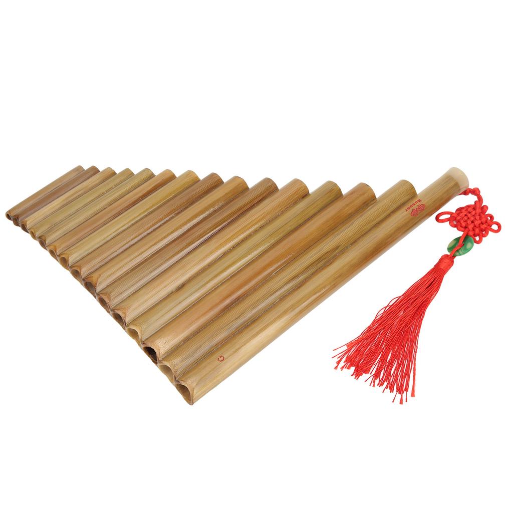 Pan Flute 15 Pipes G Key Chinese Traditional Musical Instrument Panpipes Woodwind InstrumentRight