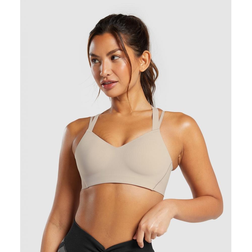 

Gymshark Спортивный бюстгальтер Apex Limit Stone Pink B4A9G KBS4 XXS
