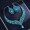 Vintage Luxury Crystal Necklace & Earrings Set for Banquet 2025