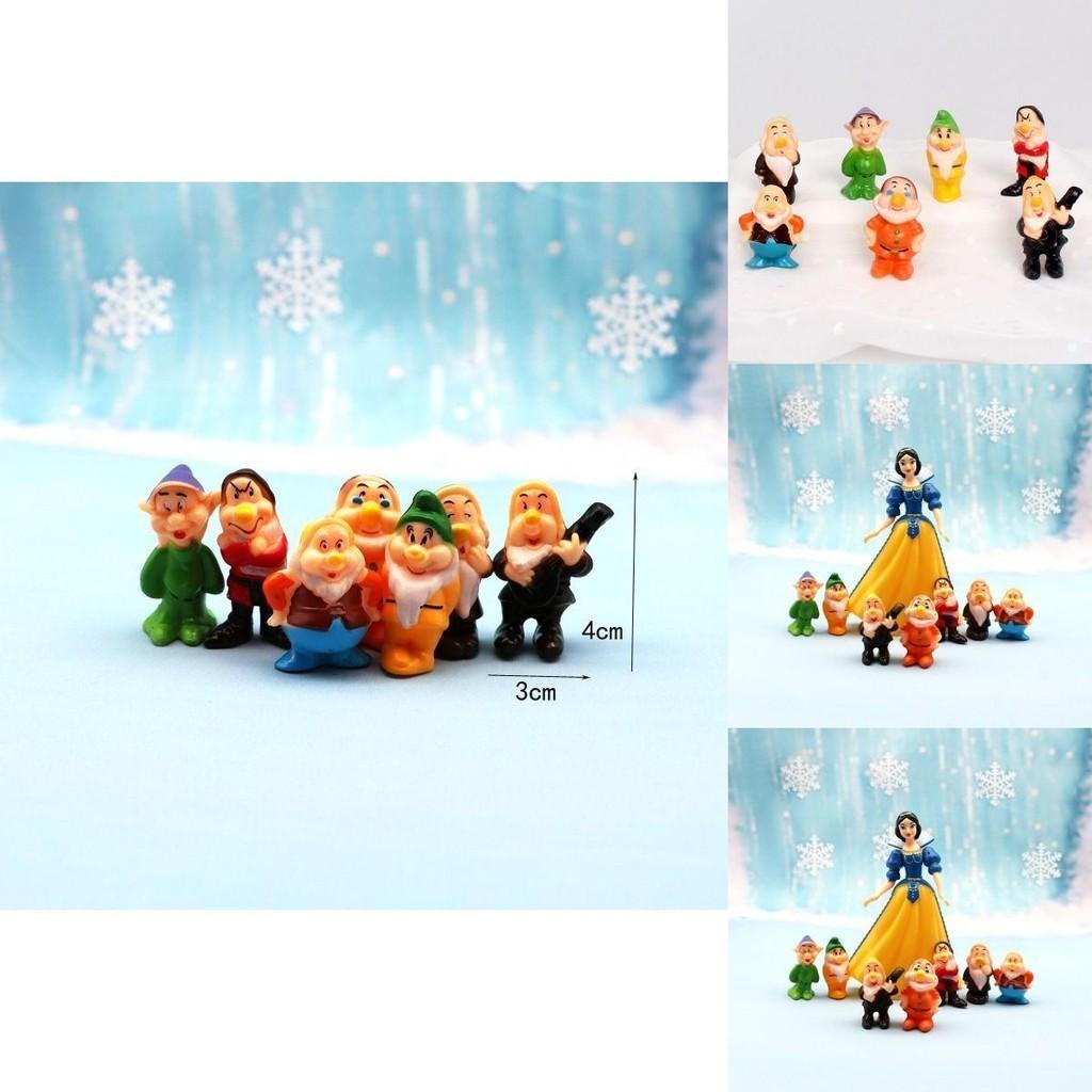 Enchanting Snow White And The Seven Dwarfs Figures 8pcs Set For Kids And Fans