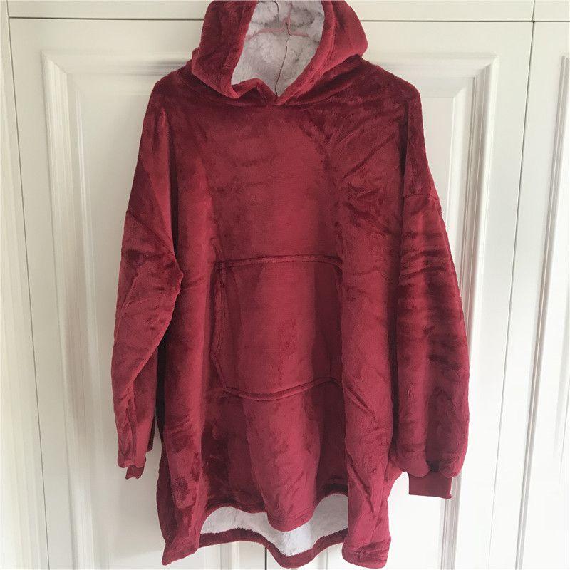 Warm And Cozy Oversized Blanket Hoodie For Adults And Kids With Giant Pocket
