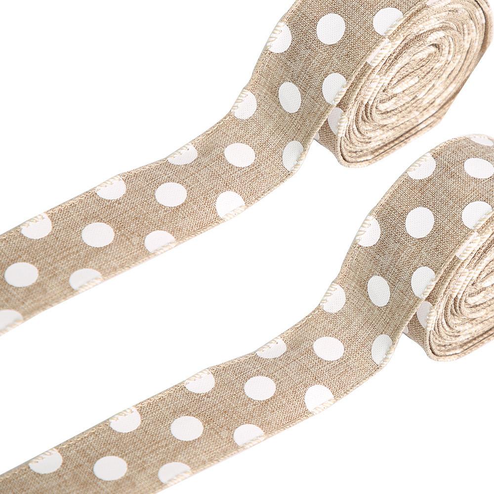 Versatile Wired Christmas Ribbon Available In Multiple Lengths For Crafting Holiday