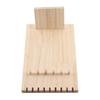 9-slot Jewelry Display Stand Wooden Earring Organizer Jewelry Storage Necklace Holder  Desktop