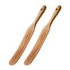Sourdough Bread Mixing Spurtle Flat Wooden Turner for Turning Serving Mixing
