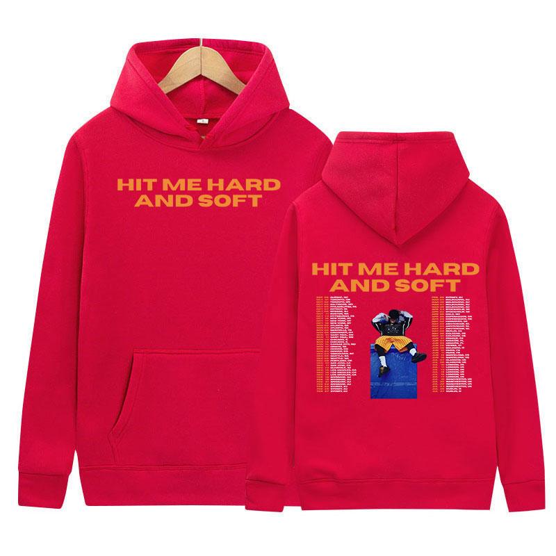 Hit Me Hard and Soft 2024 Tour Hoodie Men's Hip Hop Fashion Pullover Sweatshirt Man Gothic Vintage Oversized Hoodies Streetwear