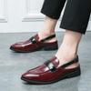 2024 Summer Men's Lightweight Leather Slip-On Sandals: Comfortable, Fashionable, Trendy Celebrity Style