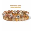 2Pcs/Set Bracelets For Women Natural Stone Bracelet Set Agates 8mm Beads Bangle Turquois Crystal Bracelet Me… More