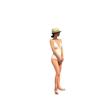 The source is a triangular one-piece swimsuit for women with small breasts soaking in hot spring 1011 new swimsuit.