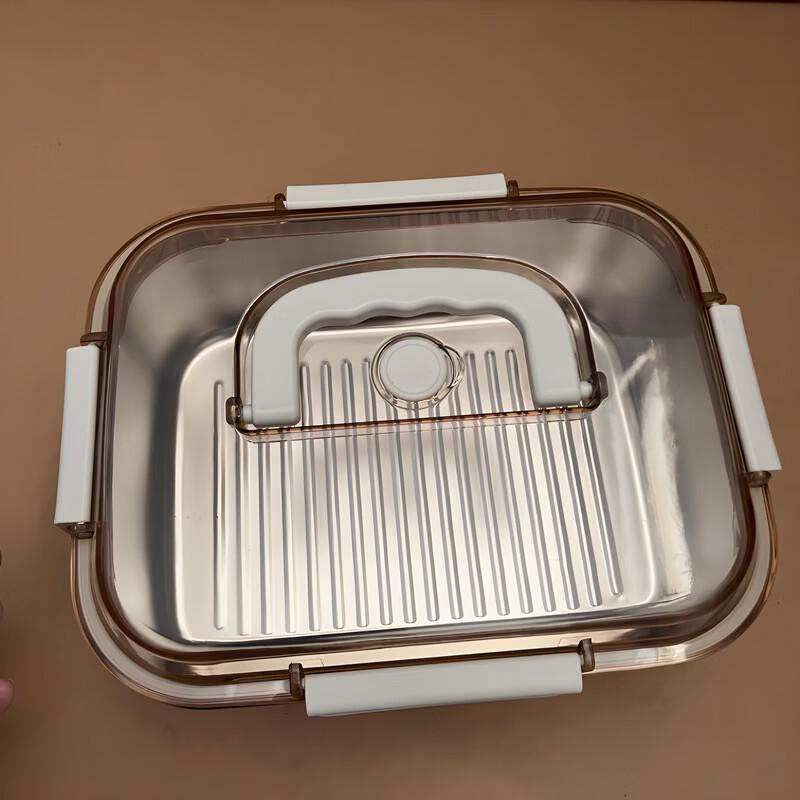 Shengjia 304 Stainless Steel Microwaveable Lunch Container with Handle